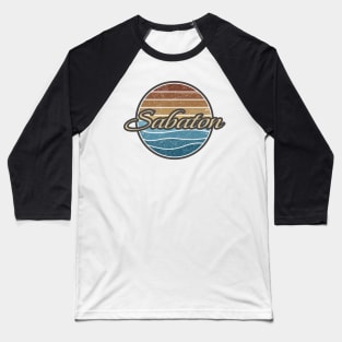 Sabaton Retro Waves Baseball T-Shirt